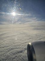 1. Tag - Über den Wolken