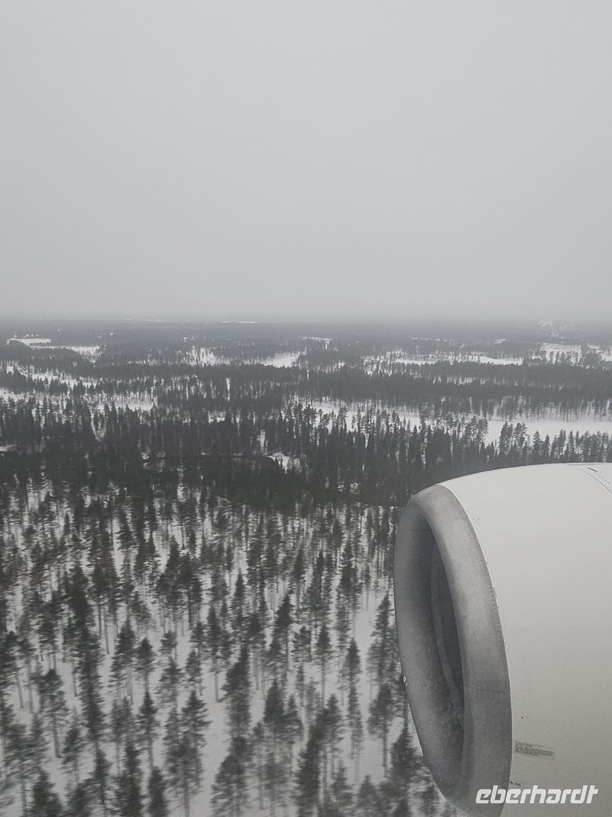 1. Tag - Landung im verschneiten Finnland