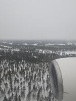 1. Tag - Landung im verschneiten Finnland