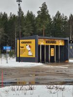 2. Tag - Hundeparkplatz auf dem Weg nach Oulu