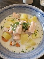 3. Tag - Aufwärmen mit typischer Lachssuppe auf Hailuoto