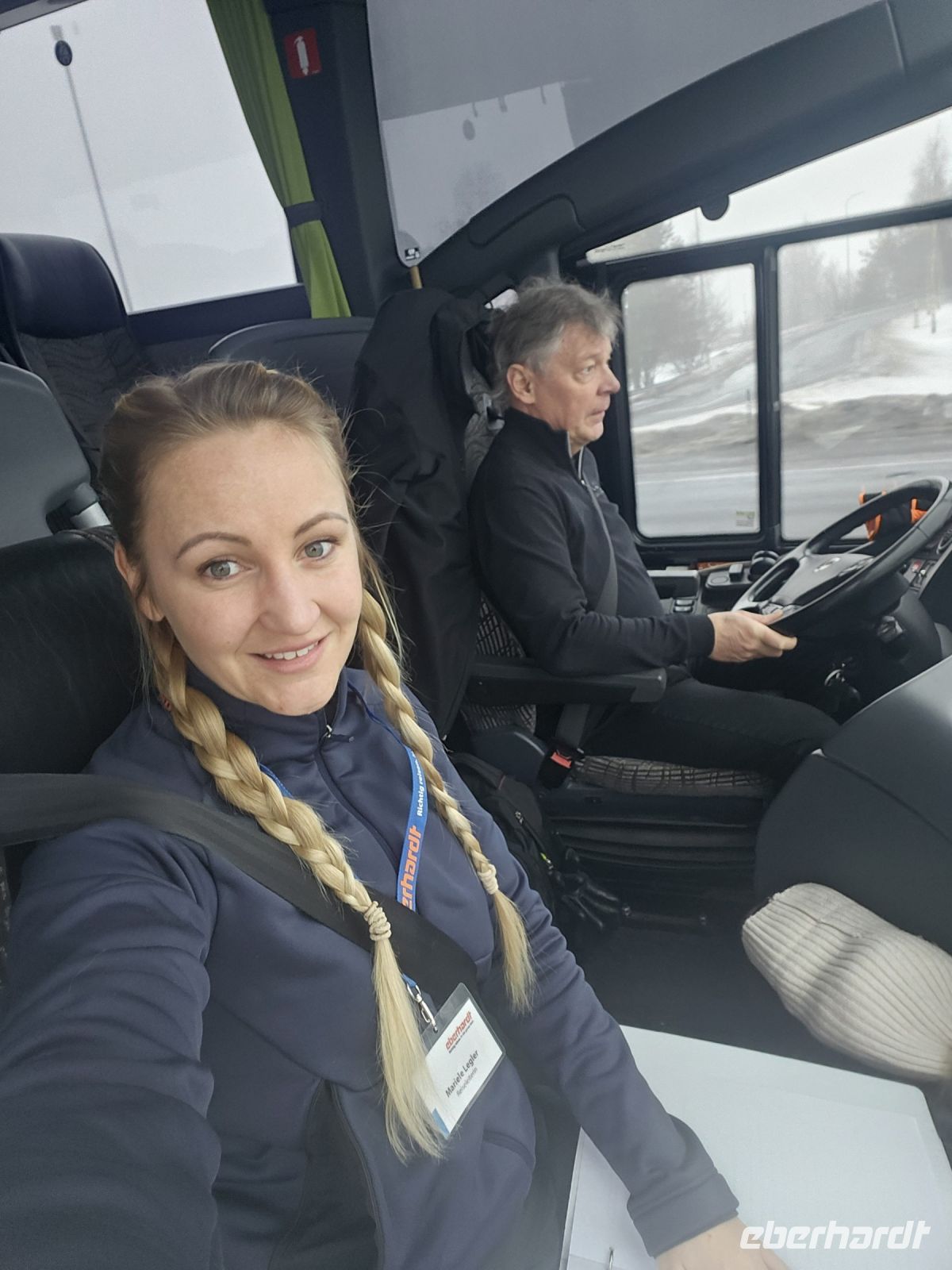 5. Tag - heute geht es zum Weihnachtsmann nach Rovaniemi mit Busfahrer Kaj und RL Mariele