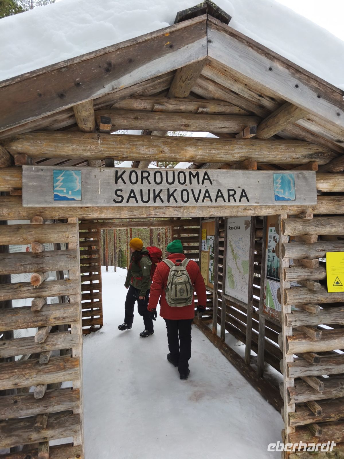 Wanderung im Korouma Canyon - Lappland, Finnland