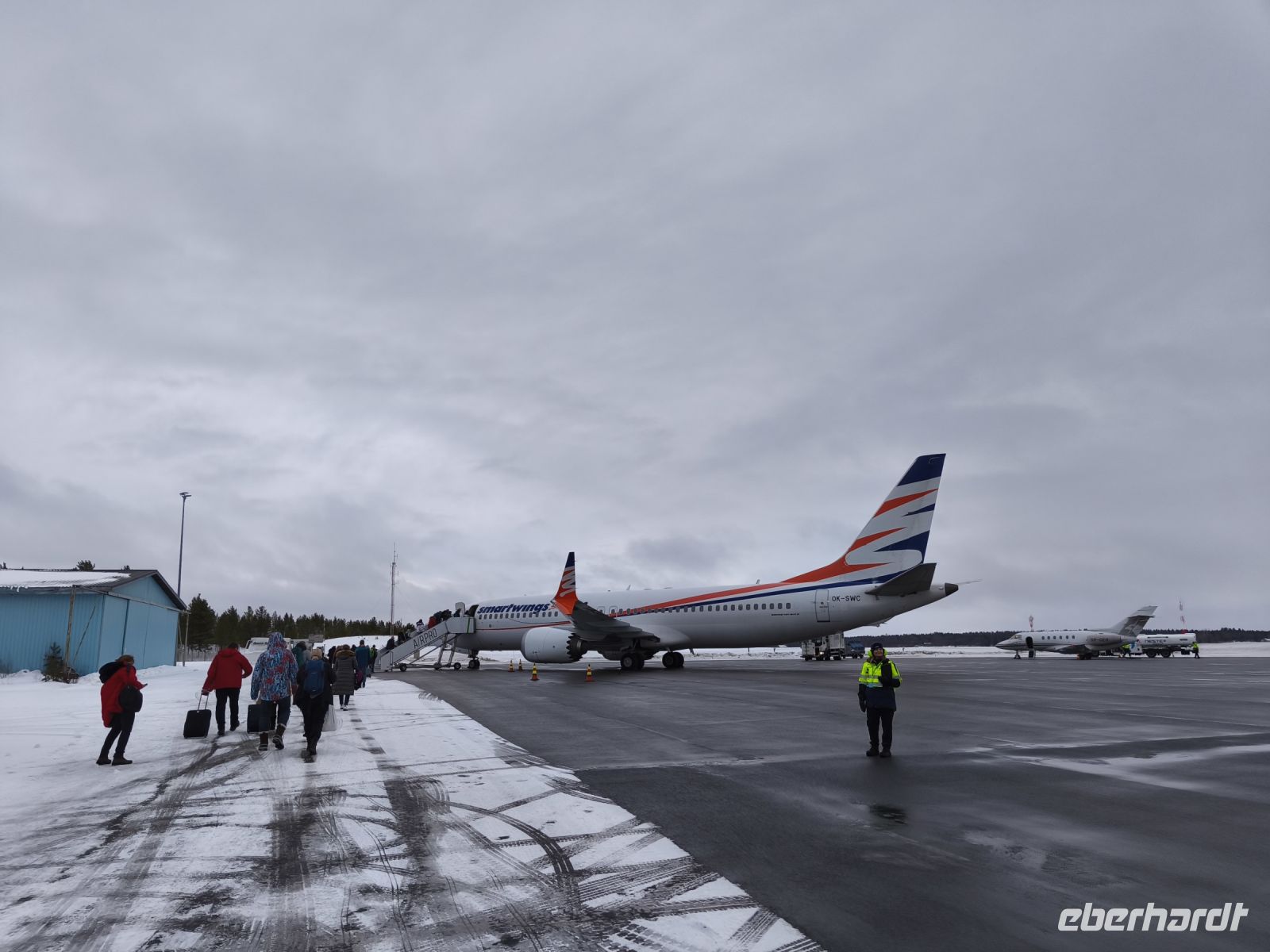 Flughafen Kuusamo - Rückflug nach Dresden mit Smartwings