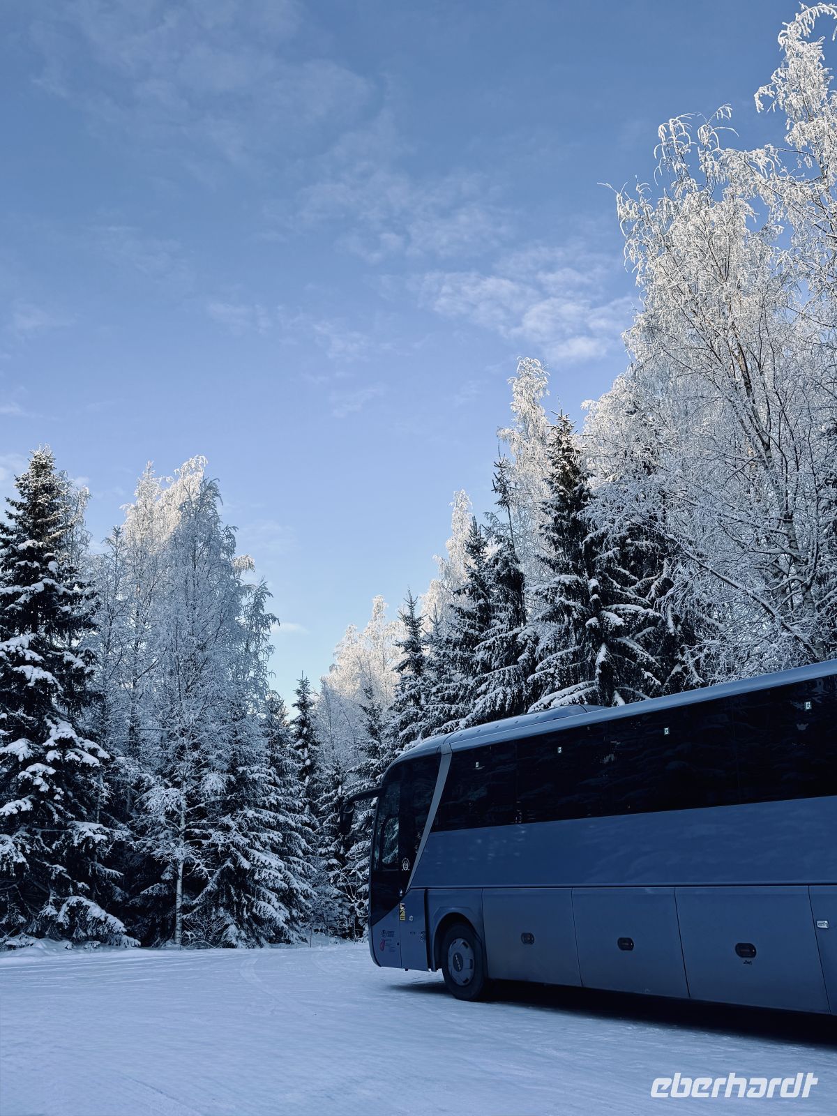 5. Tag - Unser Reisebus unterwegs in Finnland 