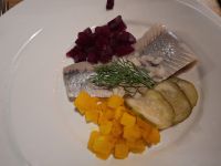 Lübeck - Abendessen im Restaurant 