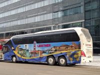 unser Reisebus in Helsinki...