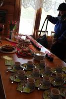 Blaubeersaft, Kaffee und lappischen Kuchen!