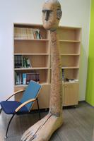 Kunst in einem der größten Holzhäuser Finnlands