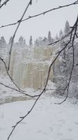 Eiswasserfälle
