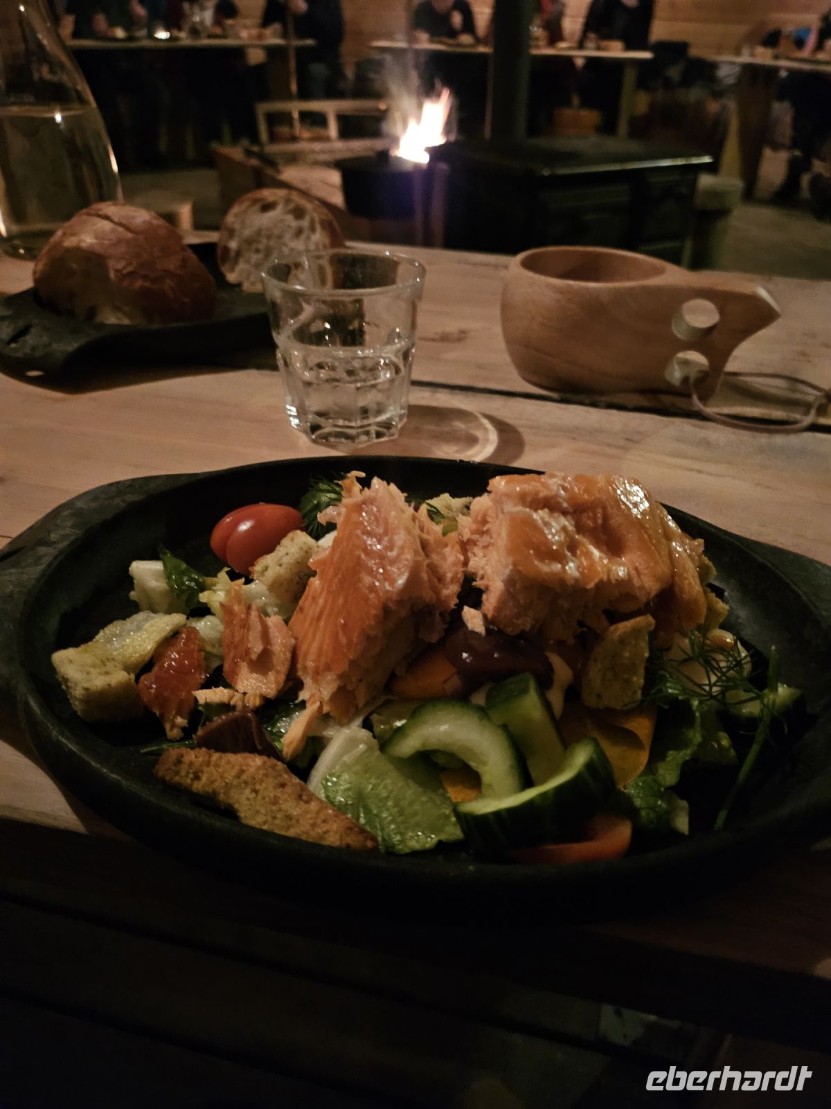 Tag 6 - Flammlachs beim Kota Dinner