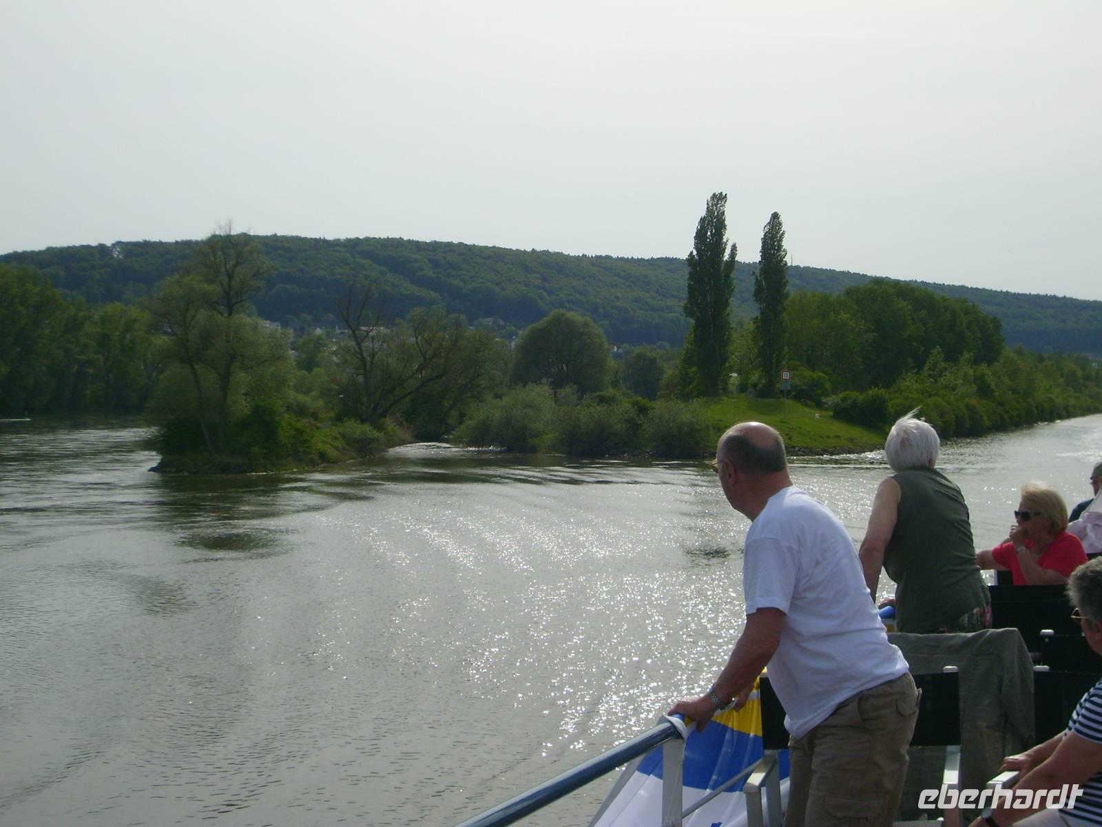 vom Main auf die Donau - ein spannender Augenblick