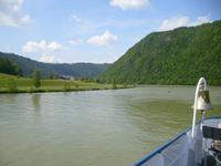 wir passieren die Schlögener Schlinge