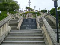 Aufgang vom Kloster zum Parkplatz