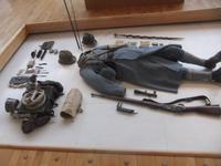 Peronne. Historical. Ausrüstung des französischen Soldaten