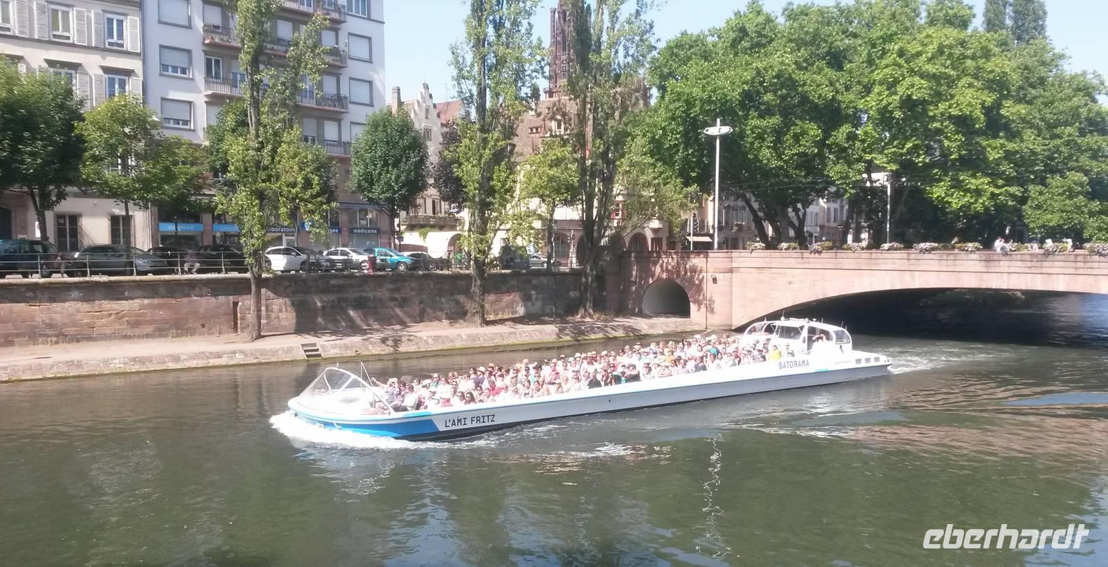 Elsass2014 Bootsfahrt auf der Ill