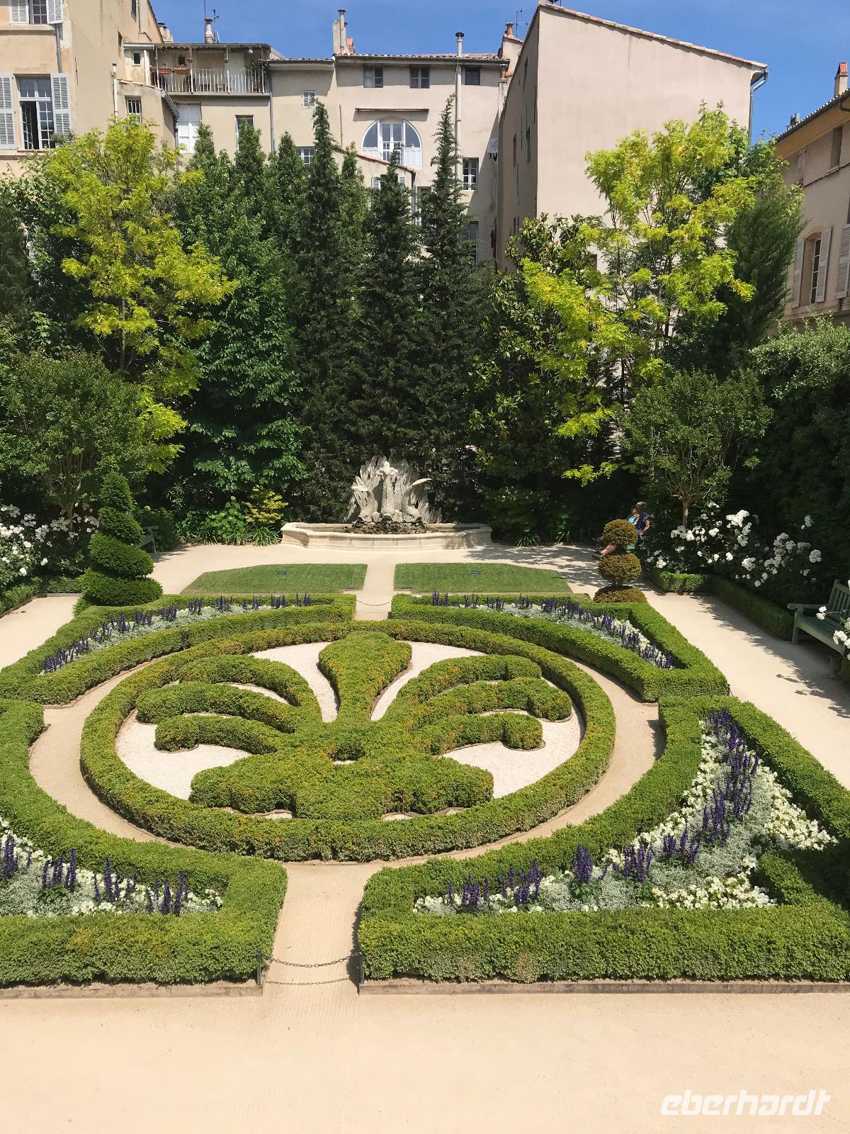 Gartenkunst in Aix