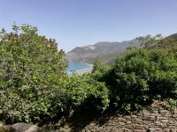 Blick auf Nonza Beach