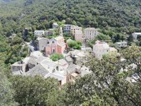 Blick auf die Kirche von Nonza