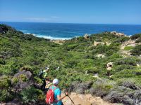 Wanderweg vom Capo di Muro mit Blick auf den Golf von Ajaccio