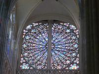 Rosette der Kathedrale in Tours 