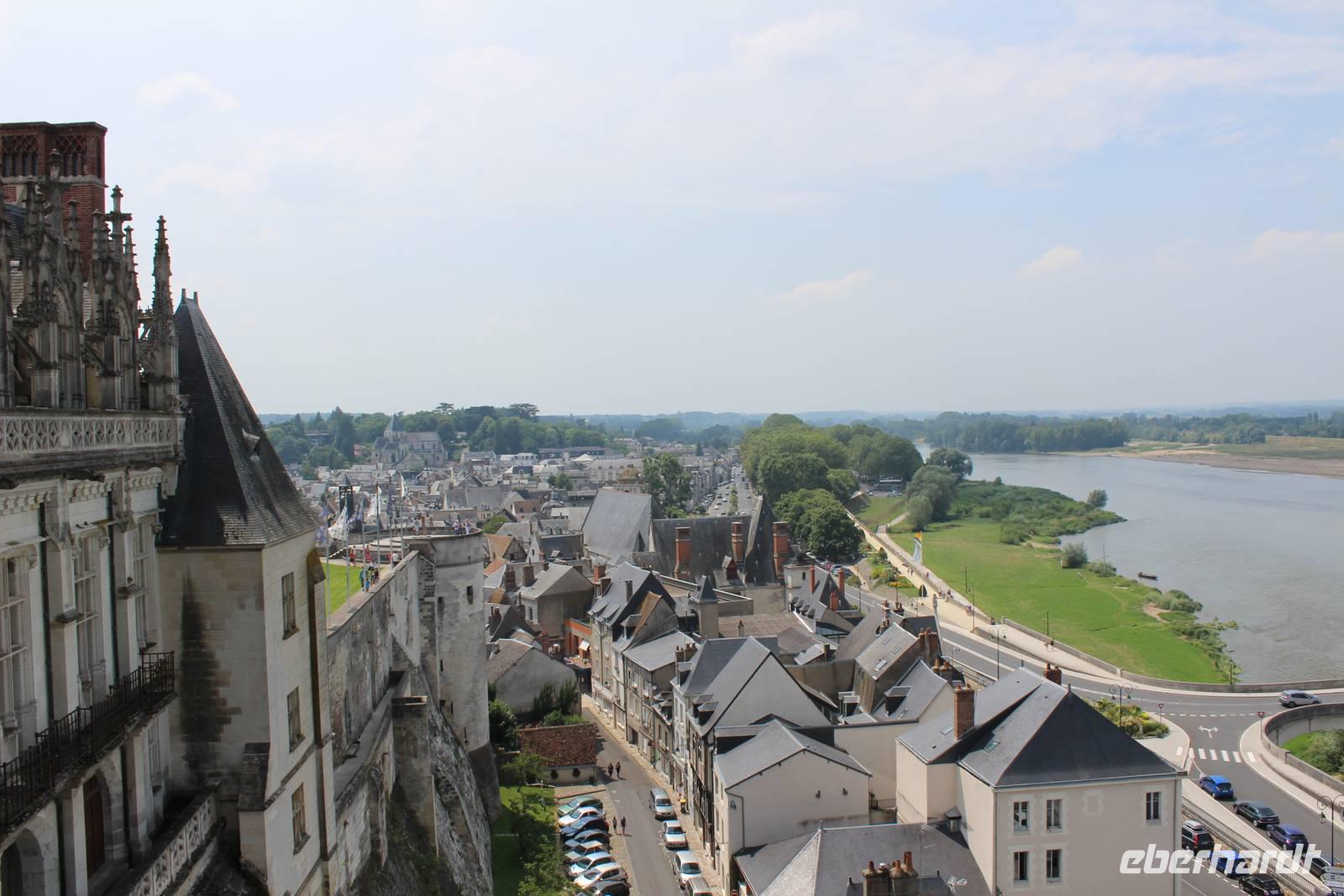 Blick vom Schloss Amboise 