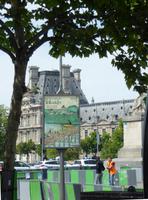 Blick auf den Louvre