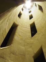 Die Doppelwendeltreppe von innen