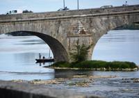 wenig Wasser in der Loire