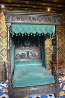 Bett für die königlichen Gäste