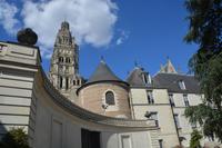 erster Blick auf die Kathedrale St.Gatien von Tours