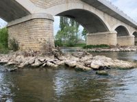 ...wenig Wasser im Cher