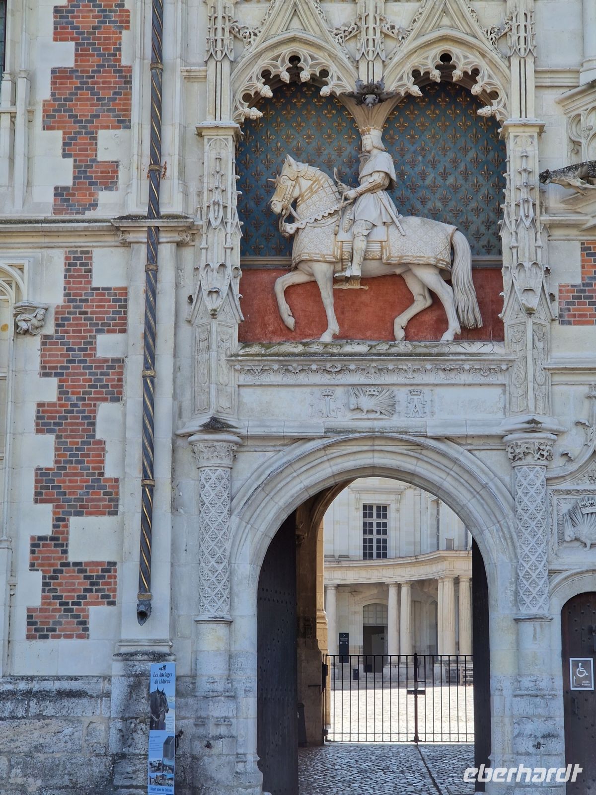 Eingang Chateau Blois