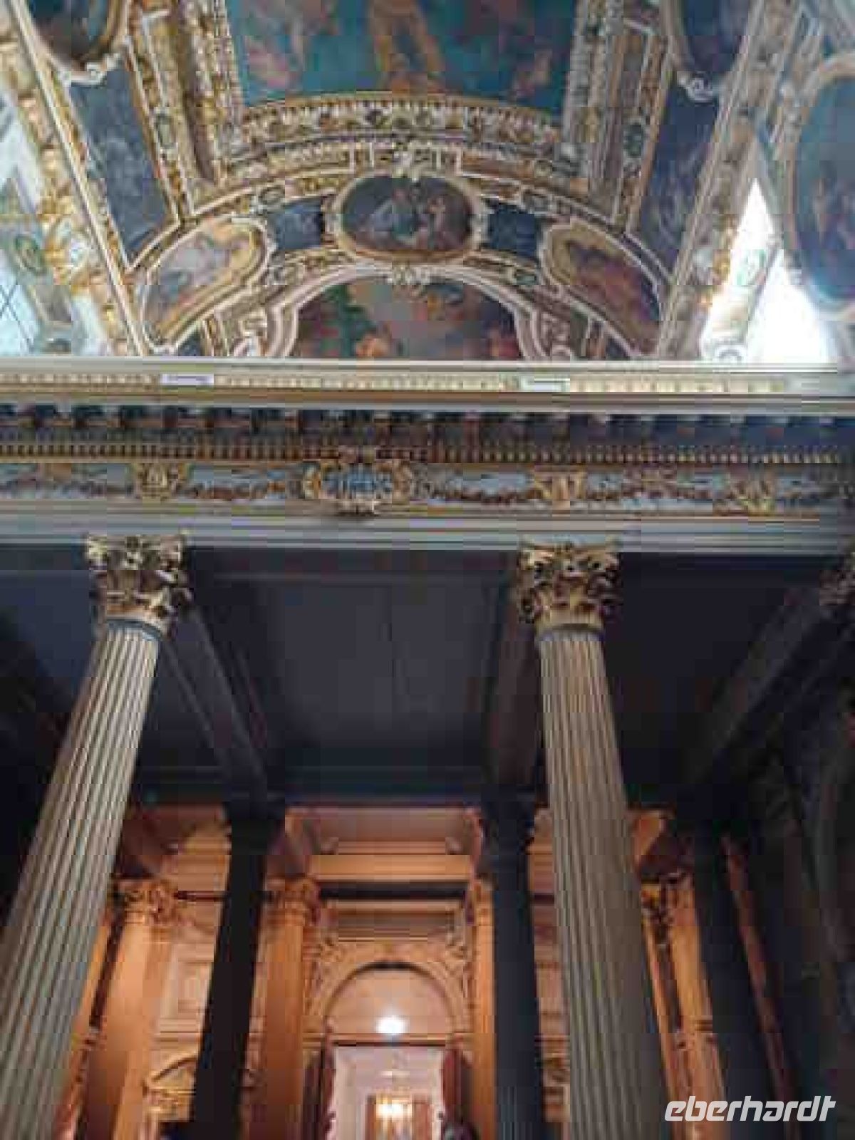 Schloss Fontainebleau - Schlosskapelle-Blick auf die Königsloge