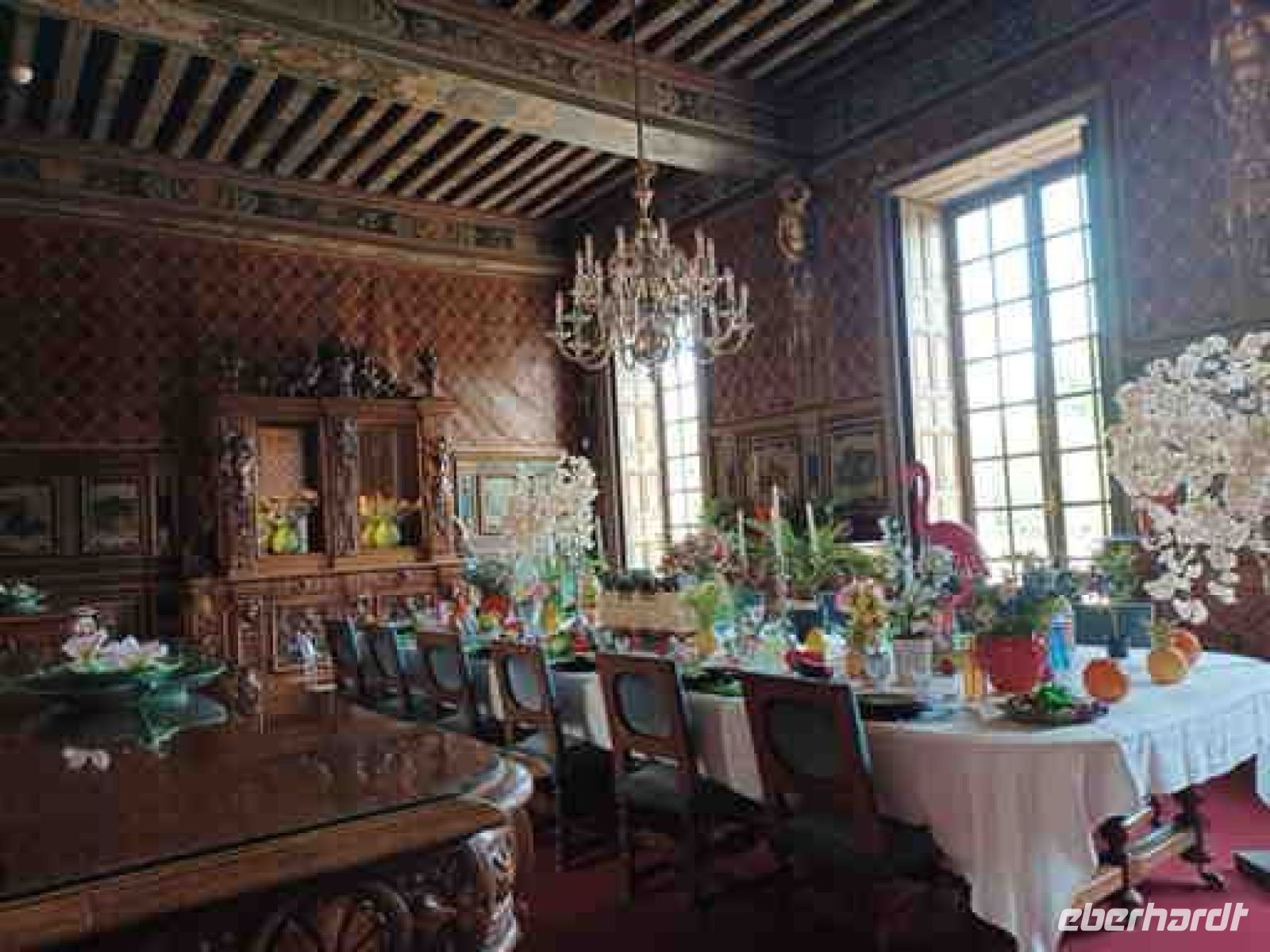 Schloss Cheverny - festliche Tafel