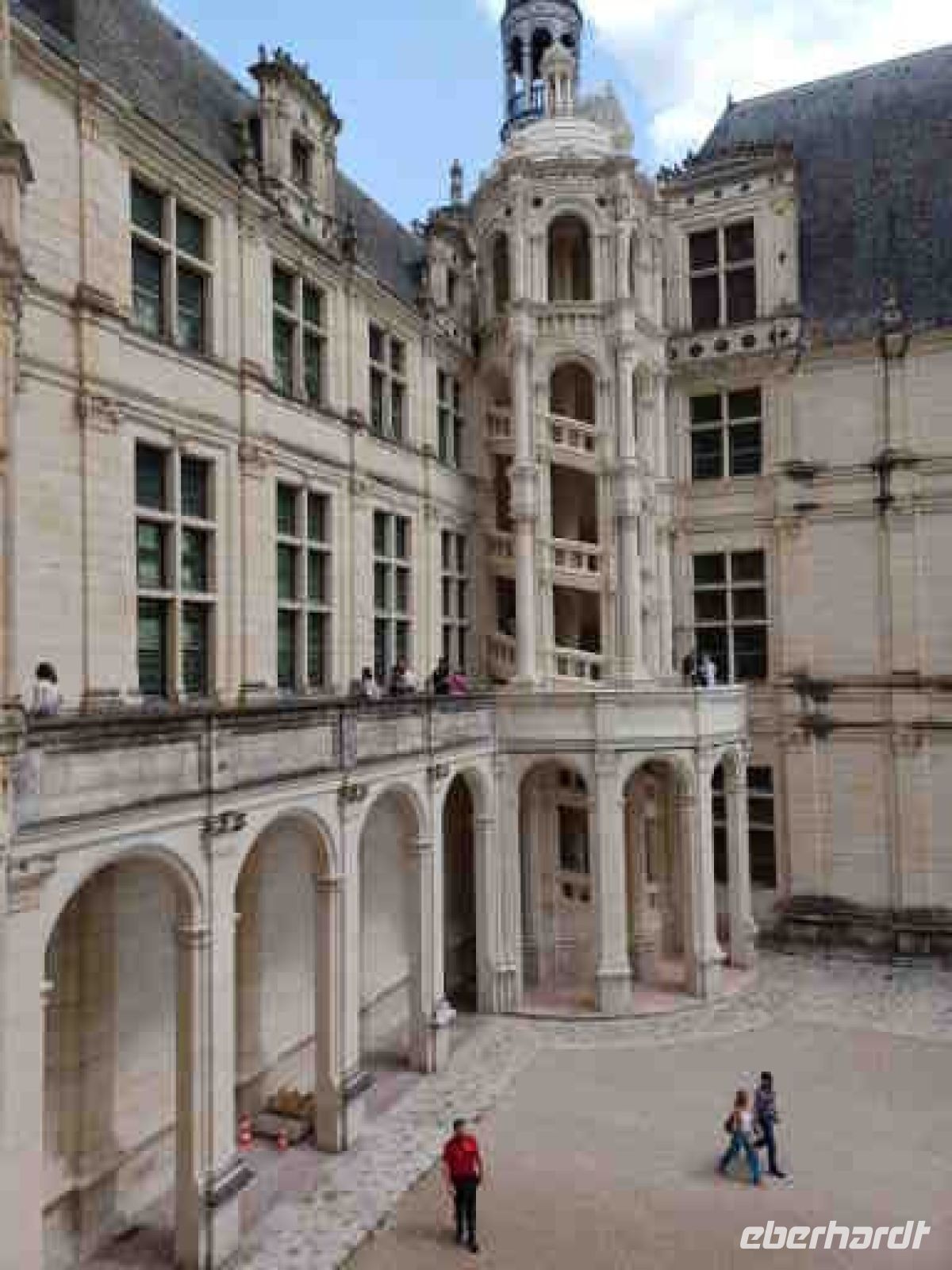 Chambord - offener Treppenverlauf