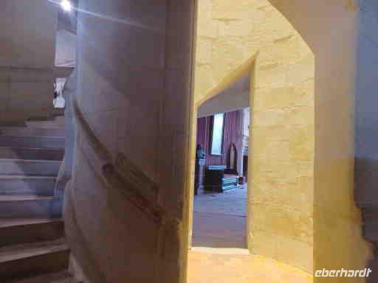 Chambord - Treppenverlauf innen mit Durchblick