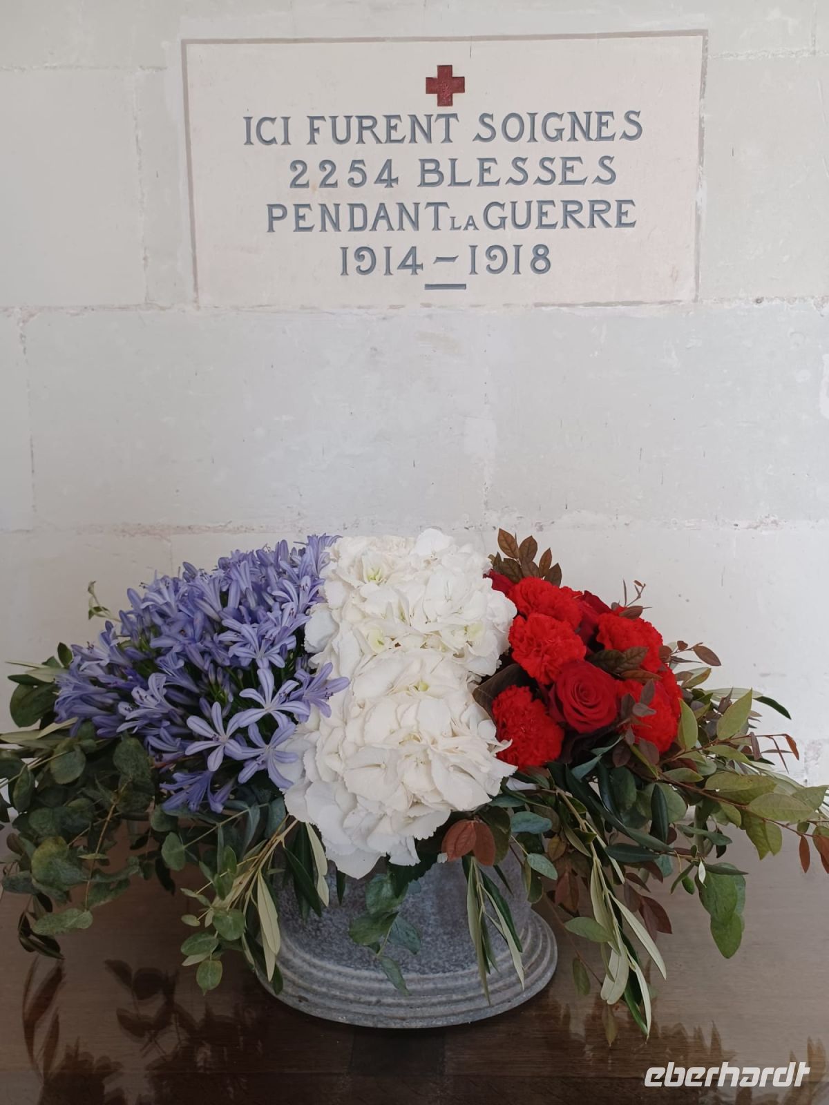 Schloss Chenonceau „ Hier wurden 2254 Kranke während des I.WK gepflegt“