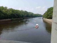 Blick von der Galerie auf den Cher  Fluss