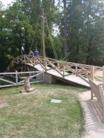 Park von Clos-Lucé - Brückenkonstruktion von Leonardo da Vinci