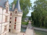 Wasserschloss, Blick vom offenen Treppenaufgang