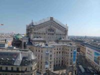 Blick von der Dachterrasse Lafayette - Oper Garnier