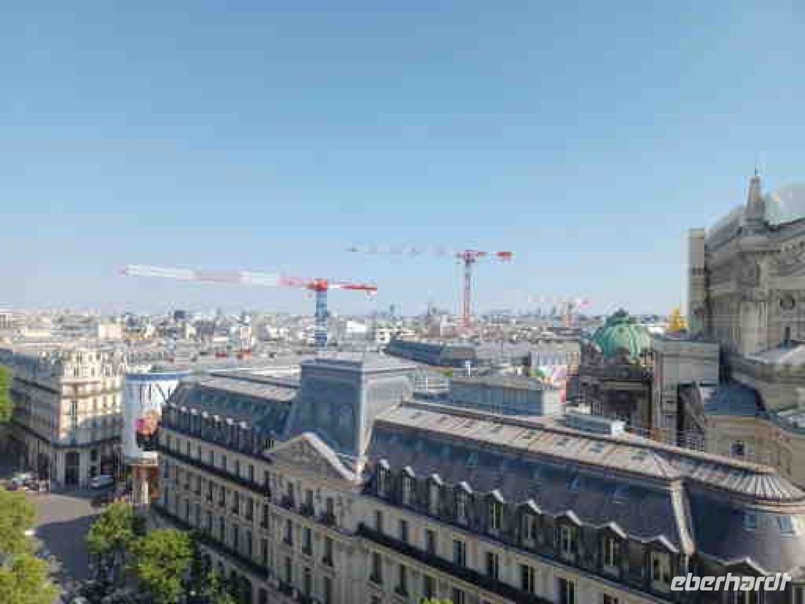 Blick von der Dachterrasse Lafayette