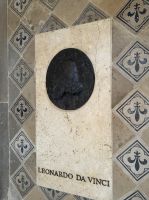 Grabplatte von Leonardo da Vinci