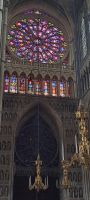 Fensterrosette Reims Kathedrale