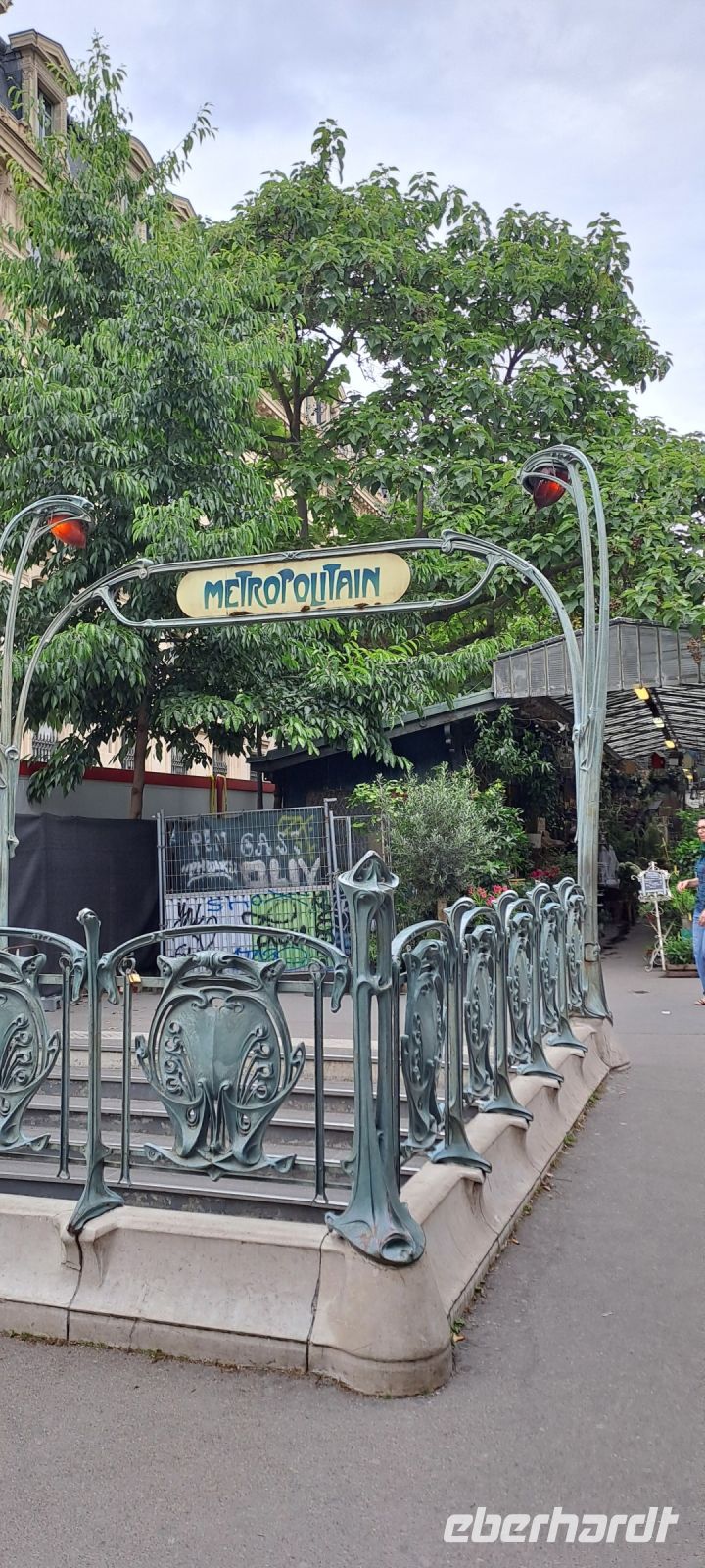 Paris, Ile de la Cite, historischer U-Bahn Eingang