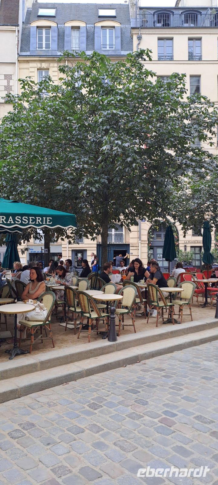 Paris, Ile de la Cite, Straßencafe