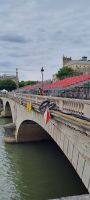 Paris, Napoleonbrücke mit Olympia Tribünen