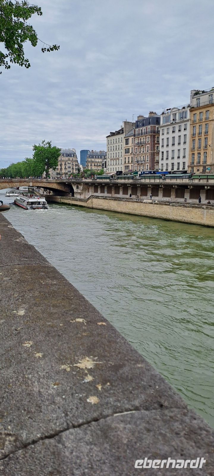 Paris, Seine an der  Seine Insel