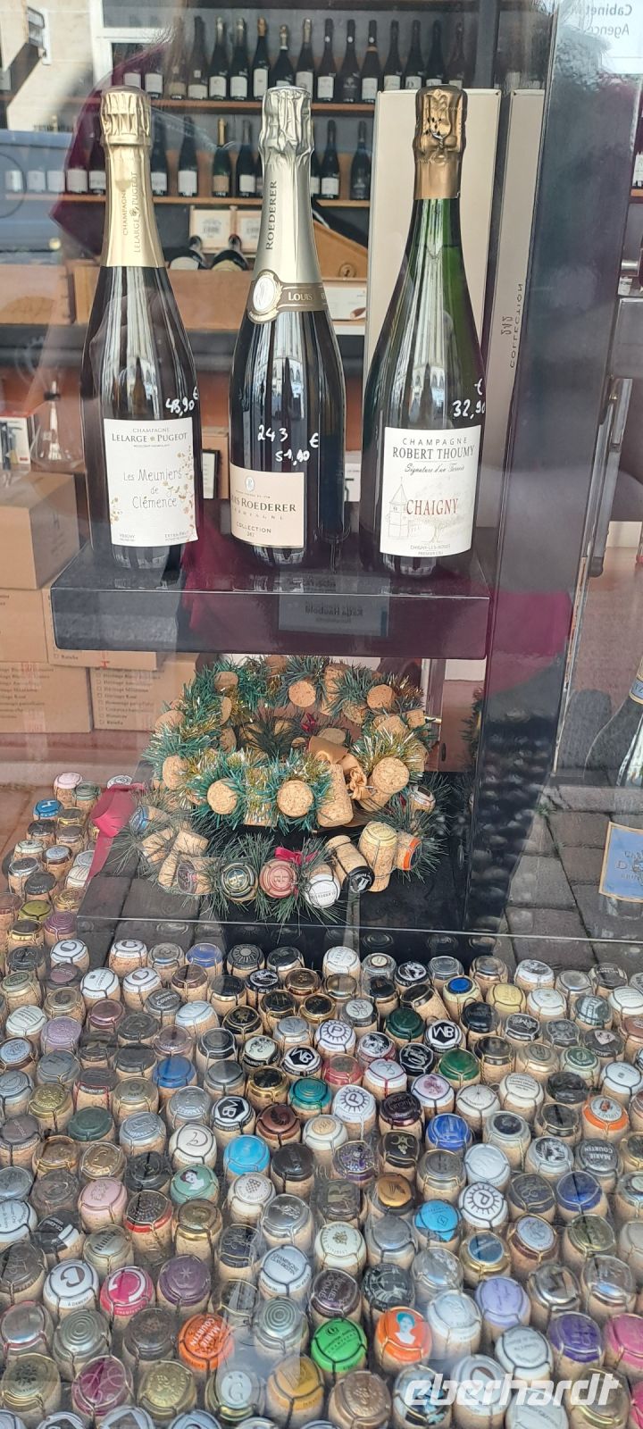 Reims, überall Champagner